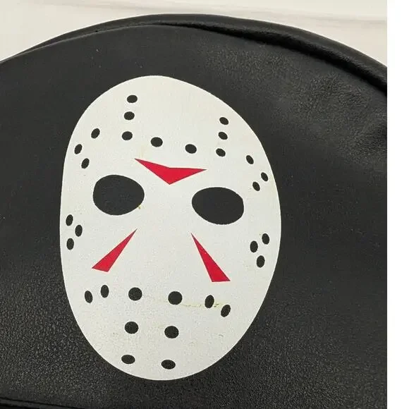 Friday The 13th Mini Backpack Jason Voohees Mask Bag By Bioworld Halloween - Picture 2 of 16
